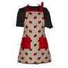 tablier enfant coccinelles