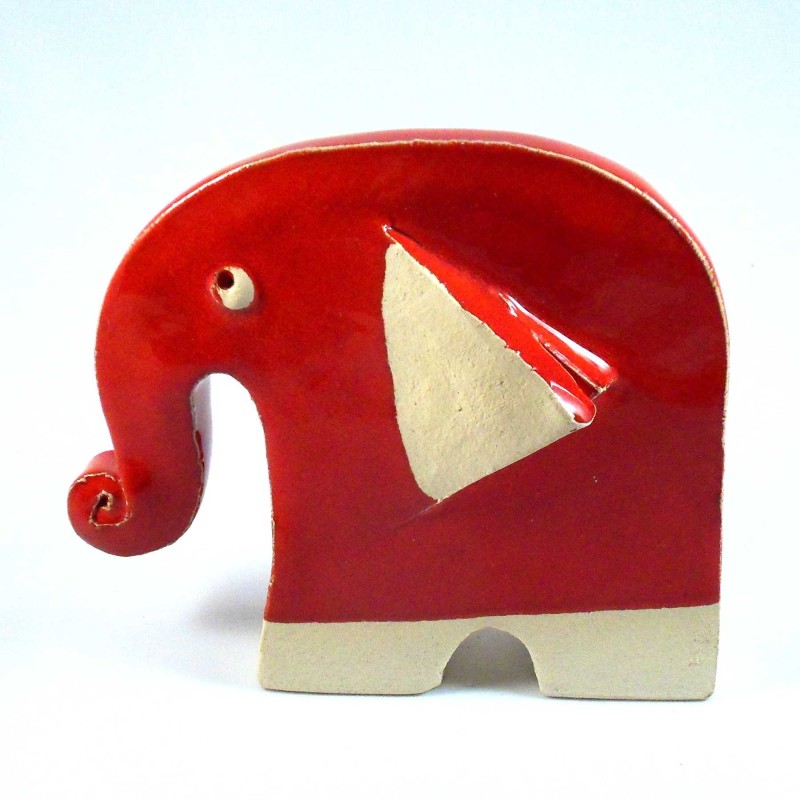 Eléphant profil Elfy céramique Eléphant profil Elfy céramique