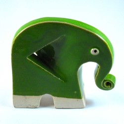 Eléphant profil Elfy céramique