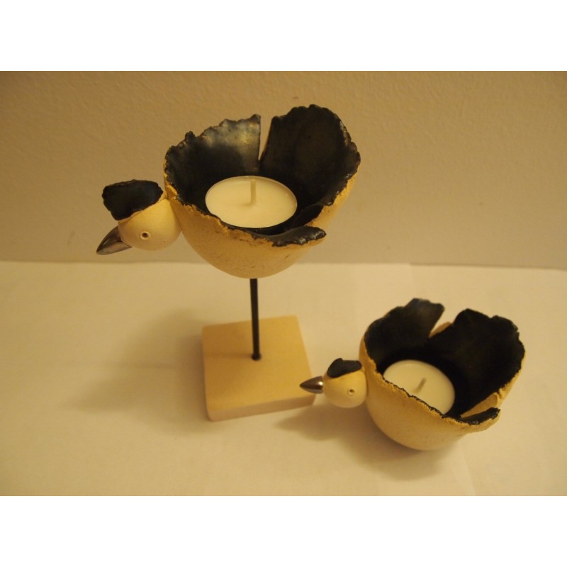 Coupe poule céramique sur pied Coupe poule céramique sur pied