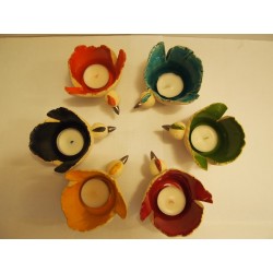 Coupe poule céramique sur pied