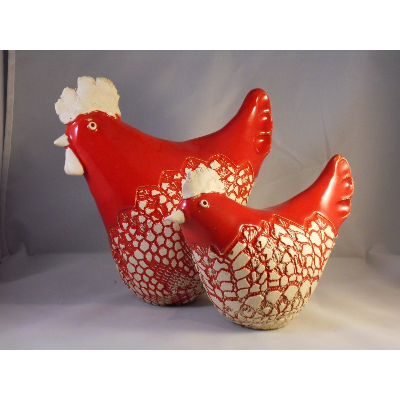 Poule Jocelyne  (décorée)