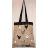 Sac poules lin et coton