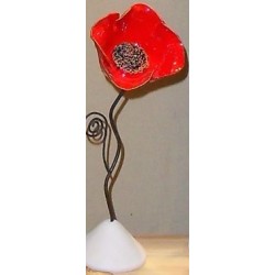 Coquelicot céramique grand modèle