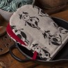 gant pince motif vaches