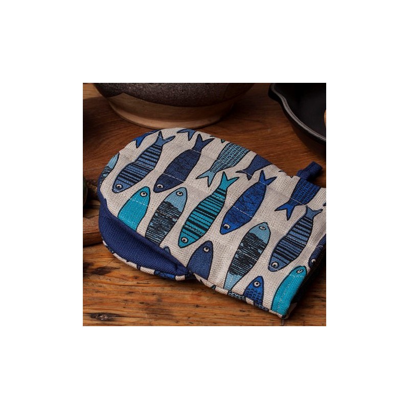 gant pince motif sardines