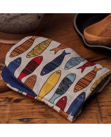 gant pince motif sardines
