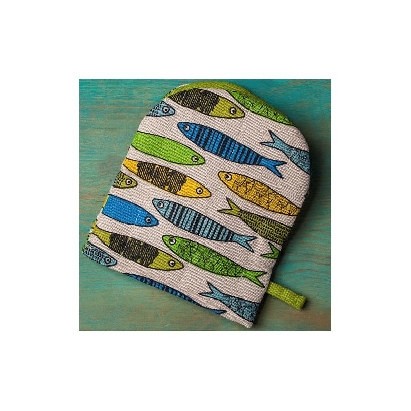 gant pince motif sardines