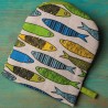 gant pince motif sardines