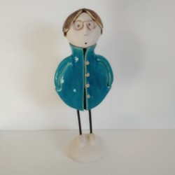 Jeune élégant en blouson