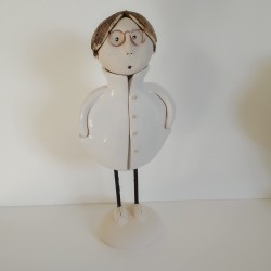Jeune élégant en blouson