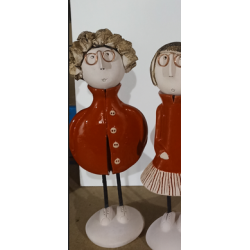 Mamie frisée  en blouson