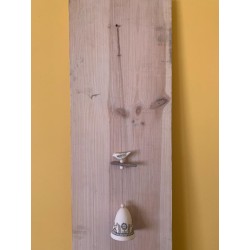 4 Carillons en céramique colorés petit modèle assortis