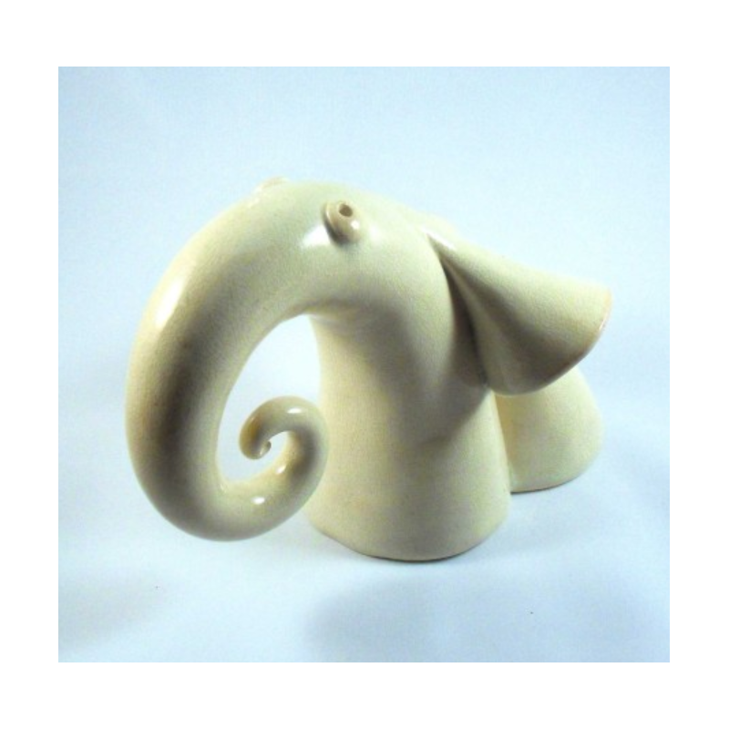 Elephant céramique Barry naturel