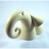 Elephant céramique Barry naturel