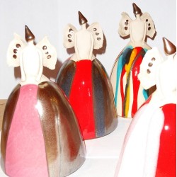 Ange céramique en robe Barbara