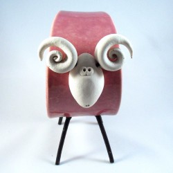 Bélier grand modèle Ramsey céramique