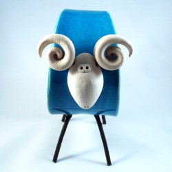 Bélier grand modèle Ramsey céramique