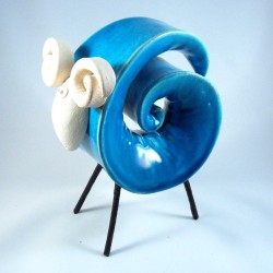 Bélier grand modèle Ramsey céramique