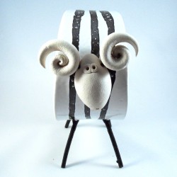 Bélier grand modèle Ramsey céramique