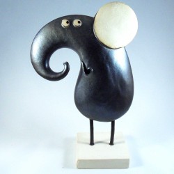 Eléphant céramique profil Cléo