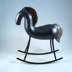 Cheval céramique petit modèle Jumpy